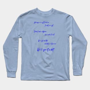 Livin' On A Prayer Long Sleeve T-Shirt